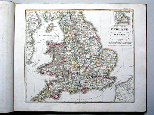 Stielers Hand-Atlas, 1853
15b. England und Wales (1853)