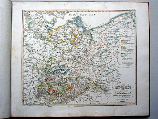 Stielers Hand-Atlas, 1853
22a. Nord-Östliches Deutschland (1853)
