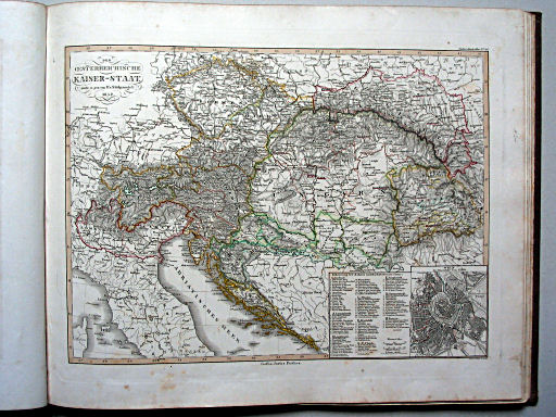 Stielers Hand-Atlas, 1853
26. Der Oesterreichische Kaiser-Staat (1852)