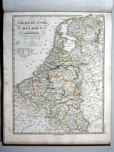 Stielers Hand-Atlas, 1853
29. Niederlande, Belgien, Luxemburg (1852)