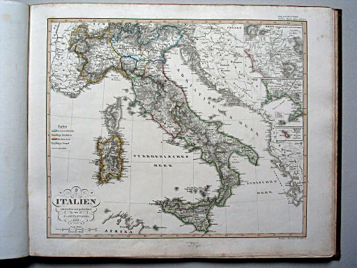 Stielers Hand-Atlas, 1853
33. Italien (1852)