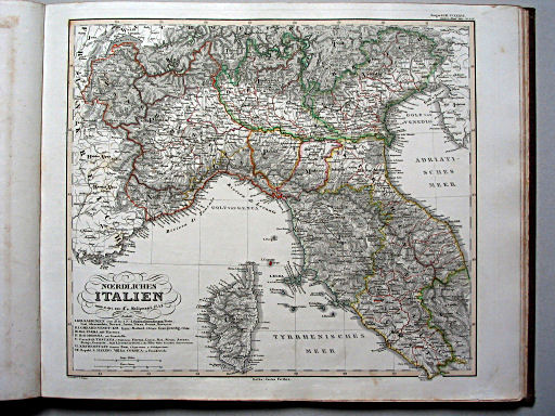 Stielers Hand-Atlas, 1853
34a. Noerdliches Italien (1852)