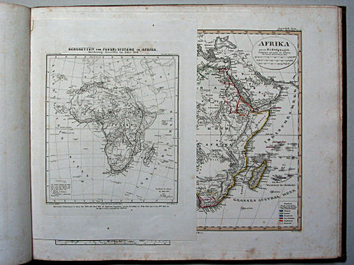 Stielers Hand-Atlas, 1853
Afrika + Bergketten