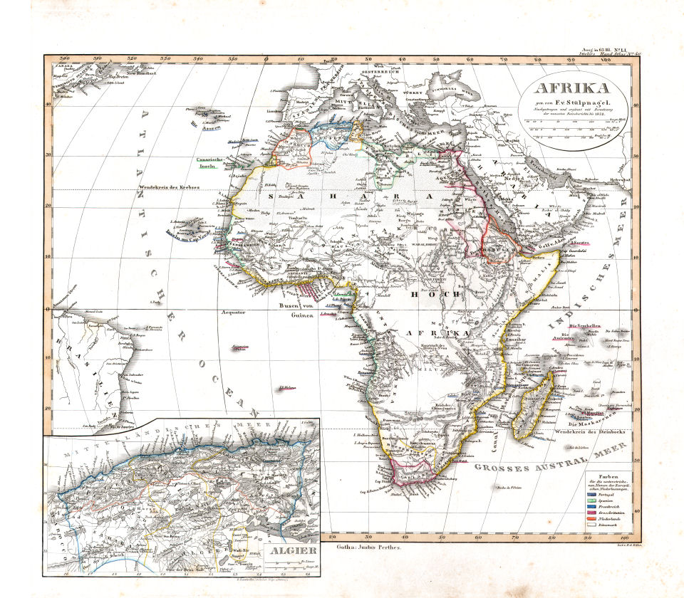 Stielers Hand-Atlas, 1853
40. Afrika (1852)