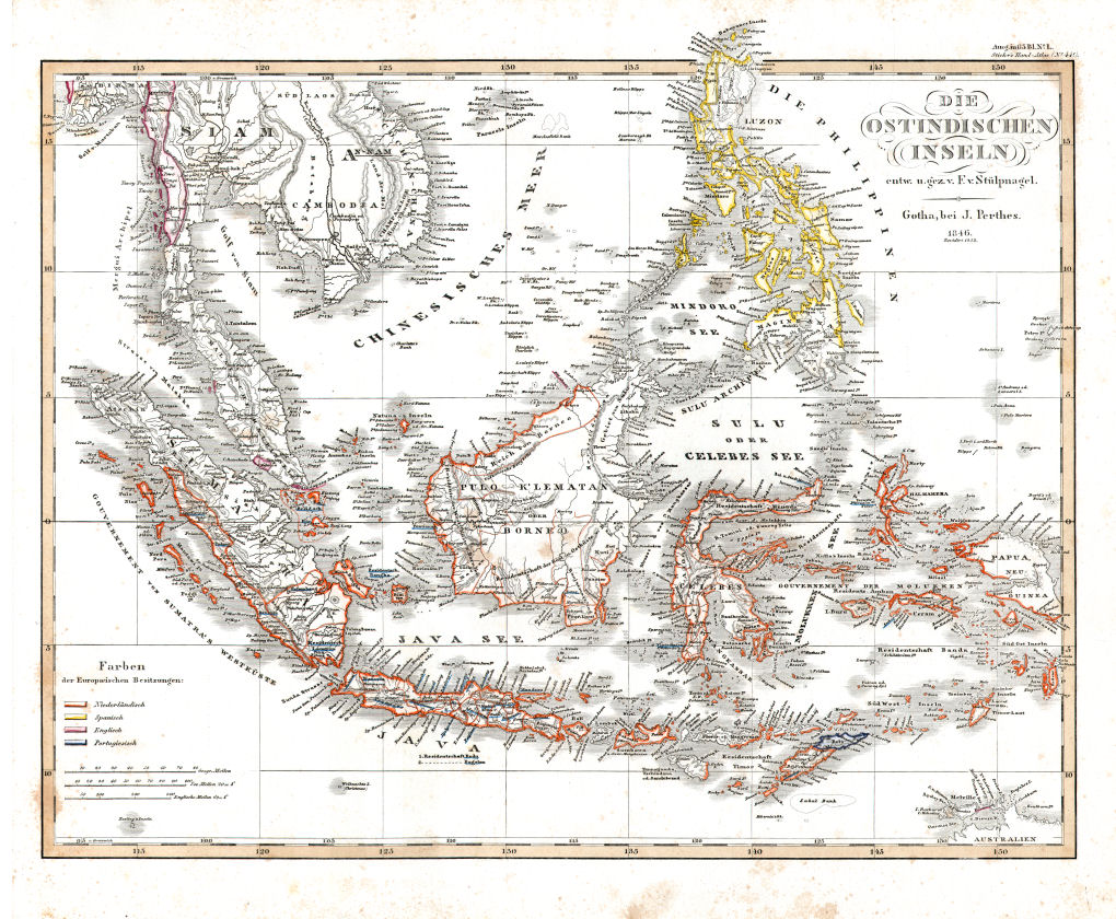 Stielers Hand-Atlas, 1853
44c. Die Ostindischen Inseln (1852)