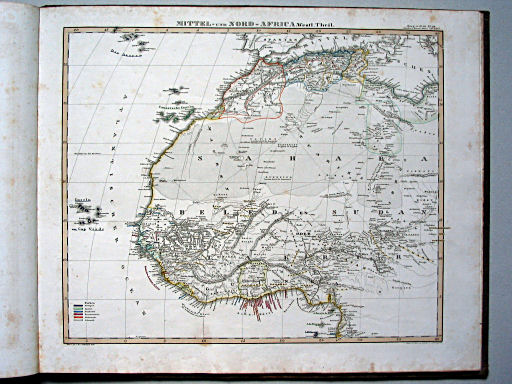 Stielers Hand-Atlas, 1853
45a. Mittel- und Nord-Africa. Westl. Theil (1848)