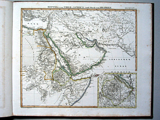 Stielers Hand-Atlas, 1853
45b. Mittel- und Nord-Africa (östl. Theil) und Arabien (1848)