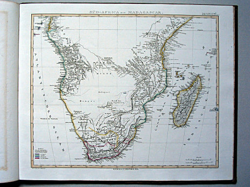 Stielers Hand-Atlas, 1853
45c. Süd-Africa mit Madagascar (1852)