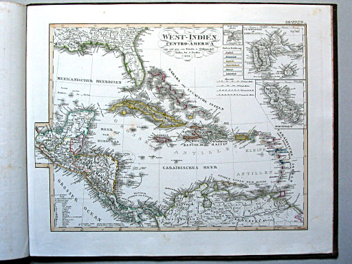 Stielers Hand-Atlas, 1853
48. West-Indien und Centro-America (1852)