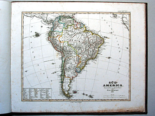 Stielers Hand-Atlas, 1853
49a. Süd-America (1852)