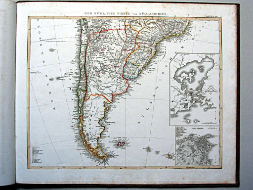 Stielers Hand-Atlas, 1853
49c. Der südliche Theil von Süd-America (1853)