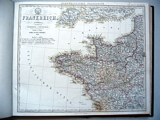 Stielers Hand-Atlas, 1859
14b. Nordwestliches Frankreich (1858)