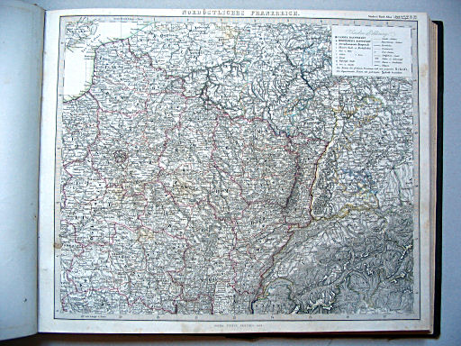 Stielers Hand-Atlas, 1859
14c. Nordöstliches Frankreich (1858)