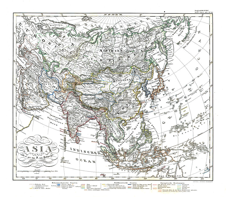 Stielers Hand-Atlas, 1859
39. Asia (1858)