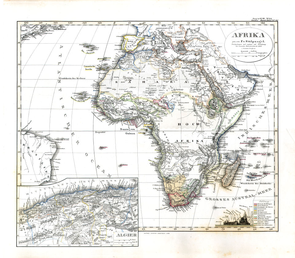 Stielers Hand-Atlas, 1859
40. Afrika (1858)