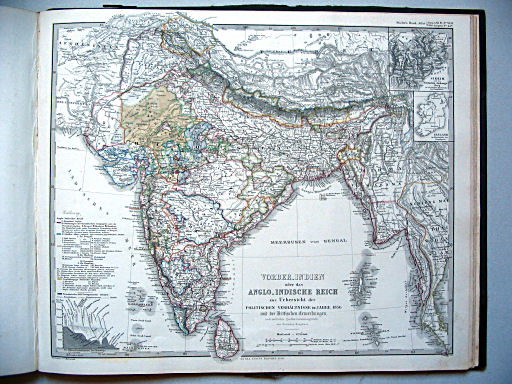 Stielers Hand-Atlas, 1859
44b. Vorder-Indien oder das Anglo-Indische Reich (1858)