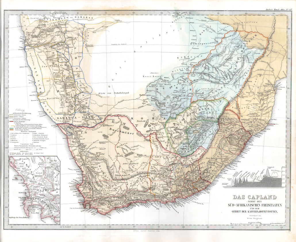 Stielers Hand-Atlas, 1859
45d. Das Capland (1858)