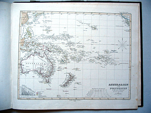 Stielers Hand-Atlas, 1859
50a. Australien und Polynesien (1858)