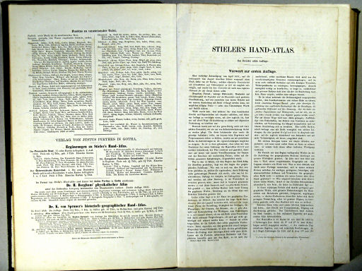 Stielers Hand-Atlas, 1863
Bericht, (p. 38) p. 1