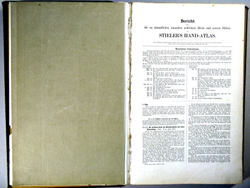 Stielers Hand-Atlas, 1863
Bericht, p. 5