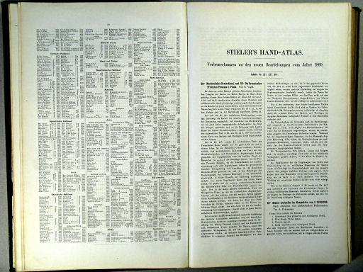 Stielers Hand-Atlas, 1863
Bericht, p. 30-31