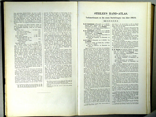 Stielers Hand-Atlas, 1863
Bericht, p. 32-33
