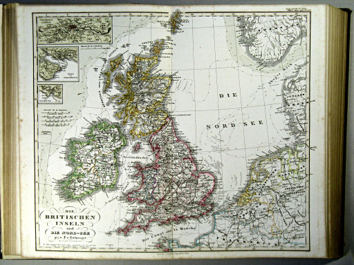Stielers Hand-Atlas, 1863
15a. Die Britischen Inseln und die Nord-See (1862)