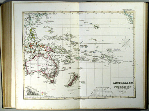 Stielers Hand-Atlas, 1863
50a. Australien und Polynesien (1862)