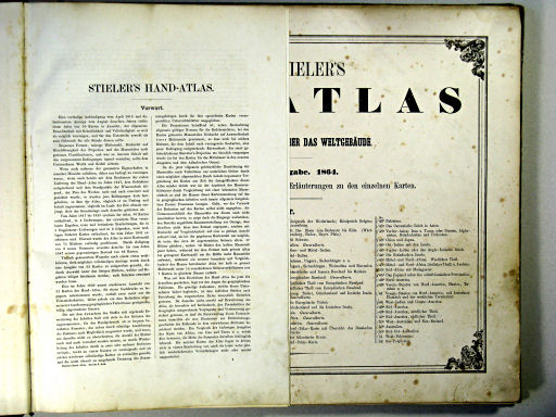 Stielers Hand-Atlas, 1864
Bericht, p. 1