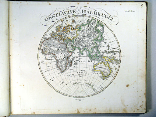Stielers Hand-Atlas, 1864
7. Oestliche Halbkugel
