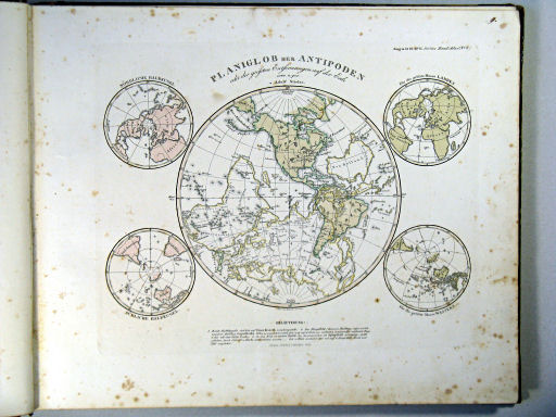 Stielers Hand-Atlas, 1864
8. Planiglob der Antipoden
