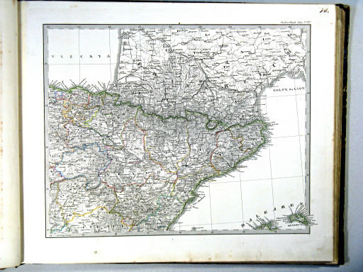 Stielers Hand-Atlas, 1864
13c. Spanien und Portugal (Nordöstliches Blatt)