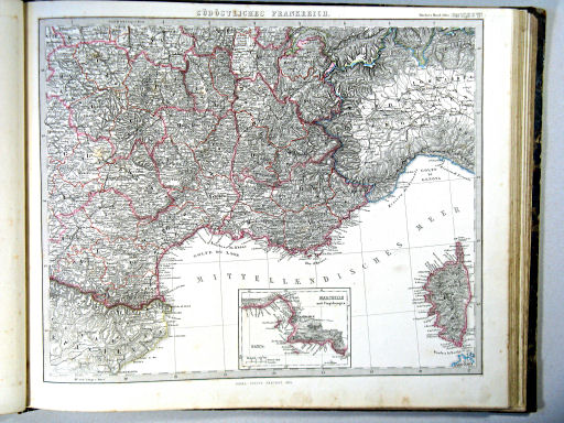 Stielers Hand-Atlas, 1864
14e. Südöstliches Frankreich