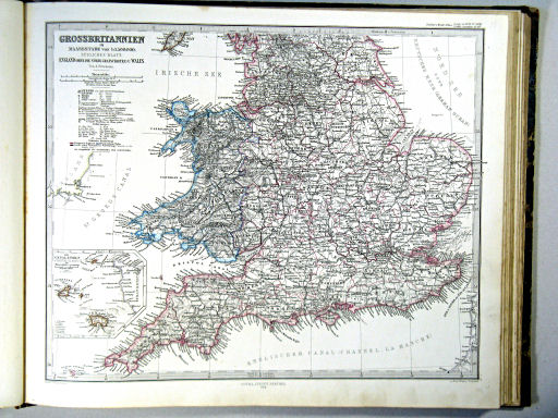 Stielers Hand-Atlas, 1864
15b. Grossbritannien. Südliches Blatt