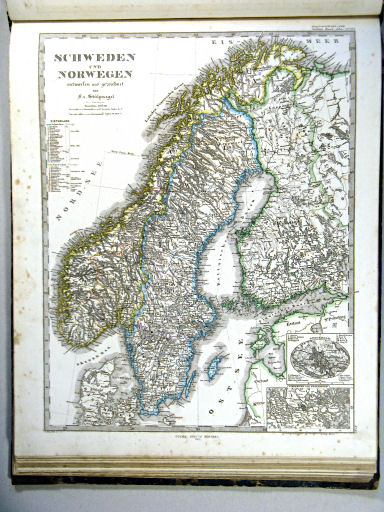 Stielers Hand-Atlas, 1864
17. Schweden und Norwegen