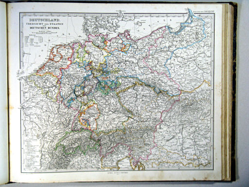 Stielers Hand-Atlas, 1864
19. Deutschland. Übersicht der Staaten des Deutschen Bundes