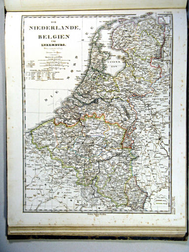 Stielers Hand-Atlas, 1864
29. Die Niederlande, Belgien und Luxemburg