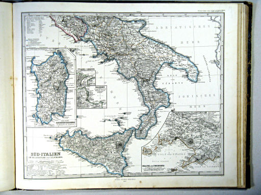 Stielers Hand-Atlas, 1864
34b. Süd-Italien