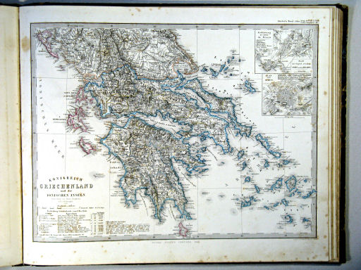 Stielers Hand-Atlas, 1864
38c. Königreich Griechenland und die Ionischen Inseln