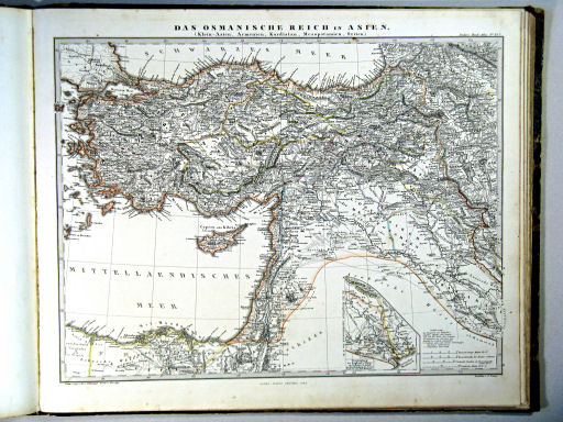 Stielers Hand-Atlas, 1864
43a. Das Osmanische Reich in Asien