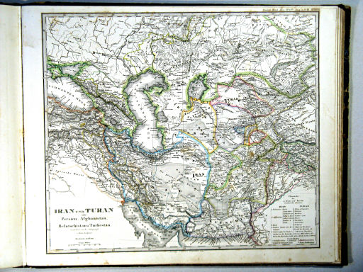 Stielers Hand-Atlas, 1864
43b. Iran und Turan oder Persien, Afghanistan, Belutschistan & Turkestan