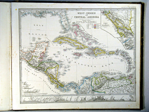 Stielers Hand-Atlas, 1864
48. West-Indien und Central-America