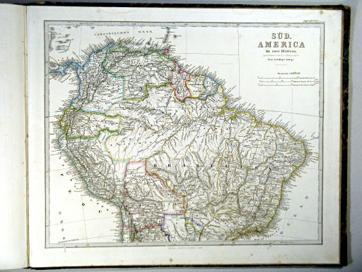 Stielers Hand-Atlas, 1864
49b. Süd-America (Nördlicher Theil)