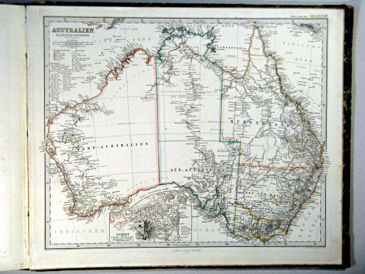 Stielers Hand-Atlas, 1864
50b. Australien