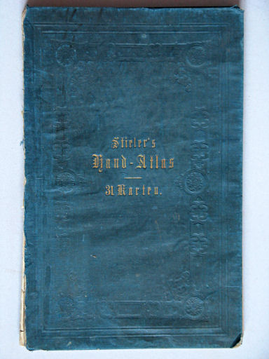 Stielers Hand-Atlas, 1867
Voorkant band beknopte uitgave / Front cover concise edition