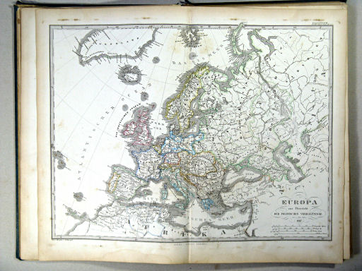 Stielers Hand-Atlas, 1867
12. Europa zur Übersicht der politischen Verhältnisse (1867)
