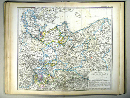 Stielers Hand-Atlas, 1867
22a. Nord-Östliches Deutschland (1867)