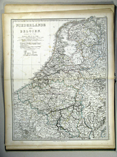 Stielers Hand-Atlas, 1867
29. Niederlande und Belgien (1867)