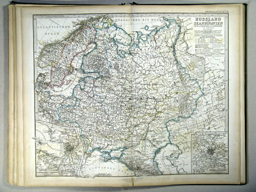 Stielers Hand-Atlas, 1867
36. Russland und Skandinavien (1867)