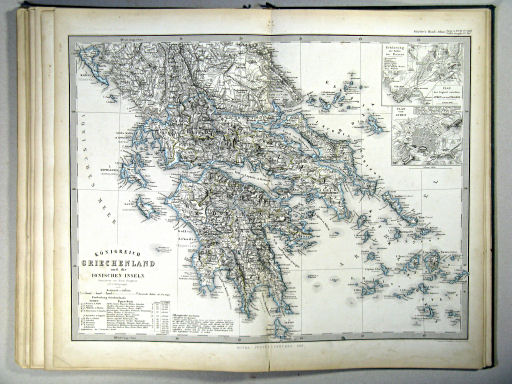 Stielers Hand-Atlas, 1867
38c. Königreich Griechenland und die Ionischen Inseln (1867)